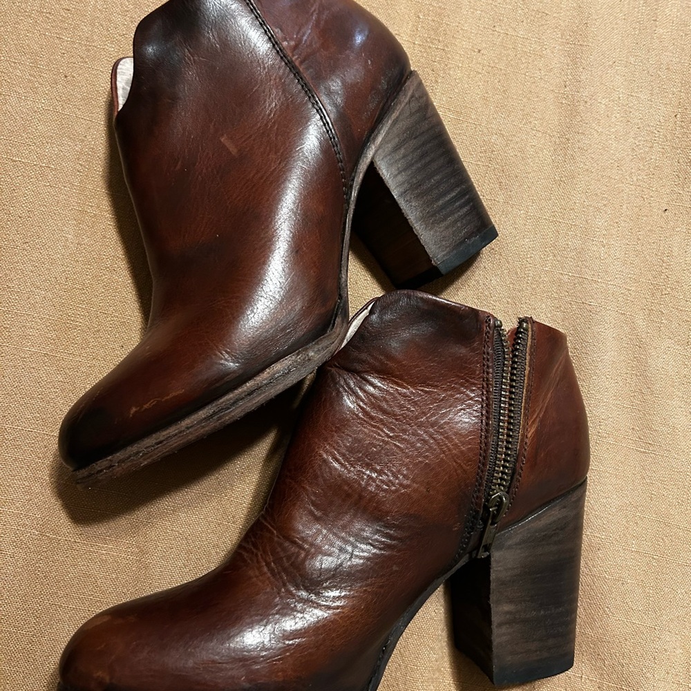 Freebird by Steven Brown Ankle Boots with Chunky Heel